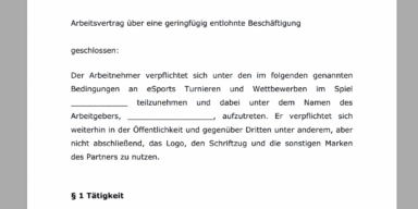 Ein Beispiel für einen Brief auf Deutsch.