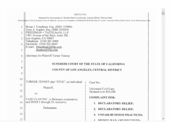 As an esportsman only with a lawyer?