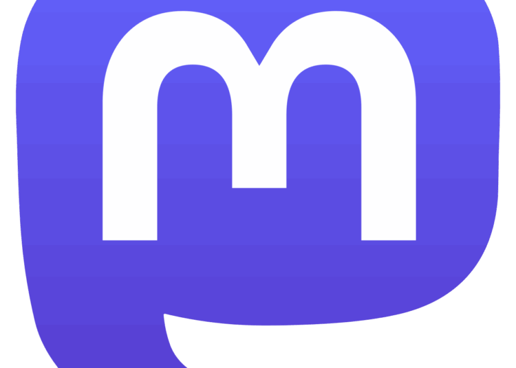 Mastodon logotype simple new hue.svg