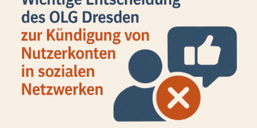Important decision by the OLG Dresden on the termination of user accounts in social networks 6 Important decision by the OLG Dresden on the termination of user accounts in social networks