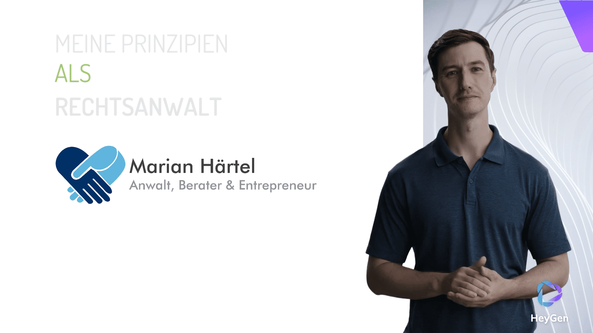 Meine Prinzipien als Rechtsanwalt 8 Meine Prinzipien als Rechtsanwalt