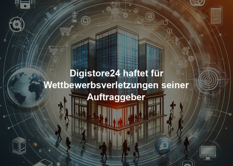 Digistore24 haftet für Wettbewerbsverletzungen seiner Auftraggeber