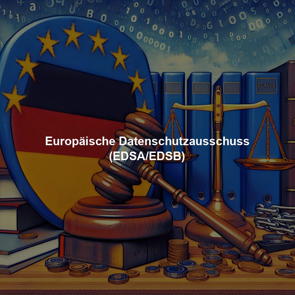 Europäische Datenschutzausschuss (EDSA/EDSB)