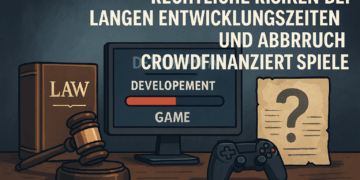 Rechtliche Risiken bei langen Entwicklungszeiten und Abbruch crowdfinanzierter Spiele