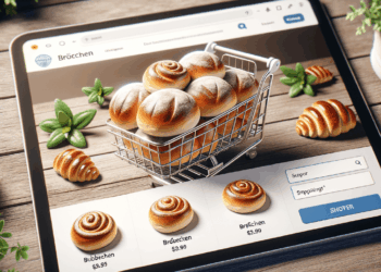 Buying bread rolls like on the Internet?