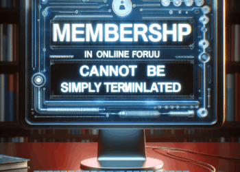 Mitgliedschaft in einem Onlineforum darf nicht "einfach so" gekündigt werden 16 Mitgliedschaft in einem Onlineforum darf nicht „einfach so“ gekündigt werden