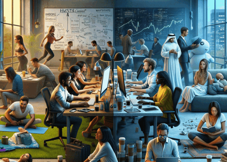 hustle culture ade startup leben zwischen 24 7 grind und work life balance
