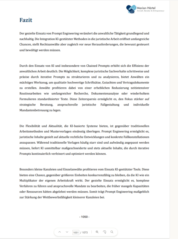 Effiziente Arbeit mit KI in Kanzleien – Praxiswissen für die tägliche Mandatsarbeit – Bild 13