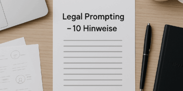 1 Pager „10 wichtigste Hinweise zum Legal Prompting