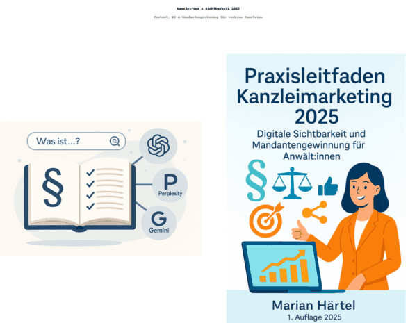 Kanzlei-SEO & Sichtbarkeit 2025: Das Content- und KI-Bundle für moderne Rechtsanwält:innen